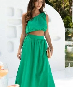 PUP4 Clothing Isla Skirt - Green