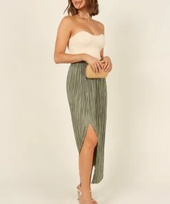 PUP14 Ivy Skirt - Olive Clothing