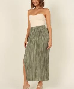 PUP14 Ivy Skirt - Olive Clothing