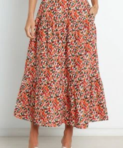 PUP29 Izzy Skirt - Red Multi