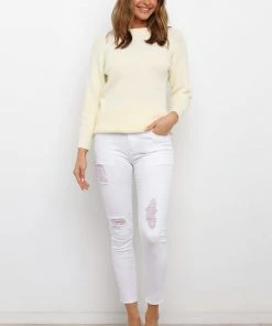 PUP54 Jamie Jeans - White For The Bride