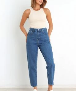 PUP3 Clothing Josie Jeans - Dark Blue Wash