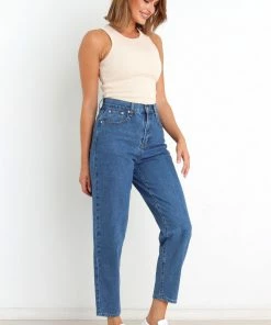 PUP3 Clothing Josie Jeans - Dark Blue Wash