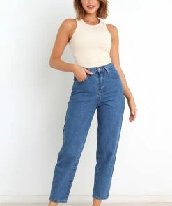 PUP3 Clothing Josie Jeans - Dark Blue Wash