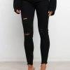 PUP54 Julia Jeans - Black Clothing