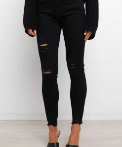 PUP54 Julia Jeans - Black Clothing
