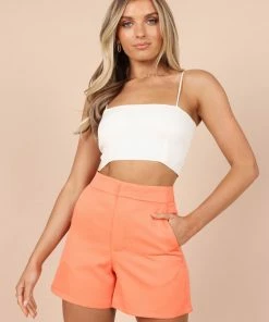 PUP4 Clothing Kali Tailored Shorts - Orange
