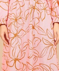 PUP52 Kasey High Waisted Maxi Skirt - Pink Clothing