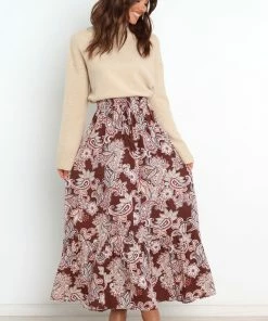 PUP52 Katherine Skirt - Chocolate Brown