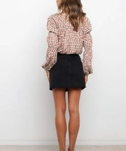 PUP54 Kazie Skirt - Black Wash