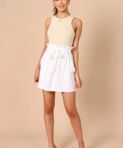 PUP50 For The Bride Kennedy Mini Skirt - White
