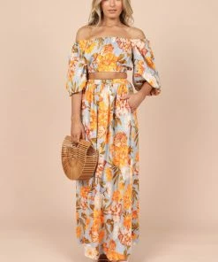 PUP52 Bump Friendly Kiara Maxi Skirt - Pale Blue