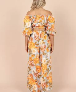 PUP52 Bump Friendly Kiara Maxi Skirt - Pale Blue