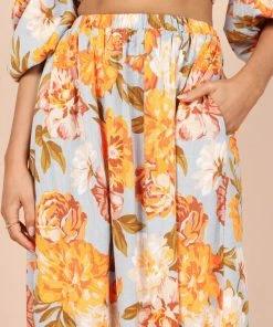 PUP52 Bump Friendly Kiara Maxi Skirt - Pale Blue