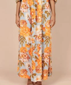 PUP52 Bump Friendly Kiara Maxi Skirt - Pale Blue