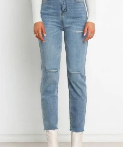 PUP3 Clothing Kora Jeans - Mid Blue Wash