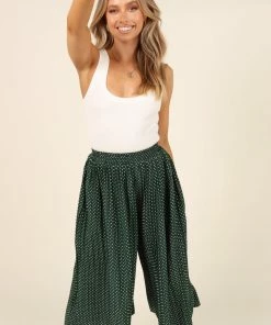 PUP8 Clothing Lara Pants - Emerald Green
