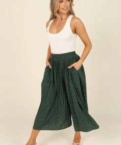 PUP8 Clothing Lara Pants - Emerald Green