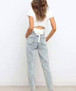 PUP55 Lily Jeans - Mid - Wash Clothing