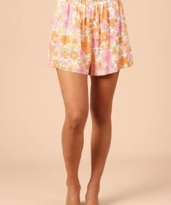 PUP51 Lucas High Waisted Shorts - Orange