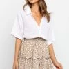 PUP27 Luda Skirt - Beige Clothing