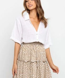 PUP27 Luda Skirt - Beige Clothing