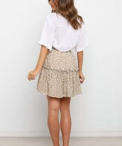 PUP27 Luda Skirt - Beige Clothing