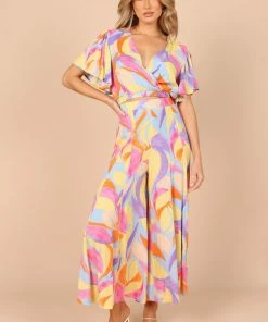 PUP49 Luis Wide Leg Pants - Blue Multi