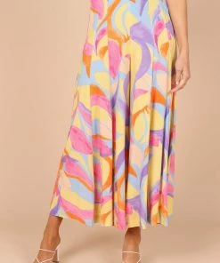 PUP49 Luis Wide Leg Pants - Blue Multi