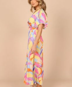 PUP49 Luis Wide Leg Pants - Blue Multi