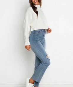 PUP3 Luna Jeans - Mid Blue Wash