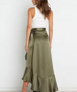 PUP3 Maria Skirt - Olive Clothing