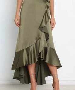 PUP3 Maria Skirt - Olive Clothing