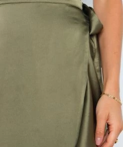 PUP3 Maria Skirt - Olive Clothing