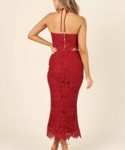 PUP14 Maybelle Skirt - Wine Clothing