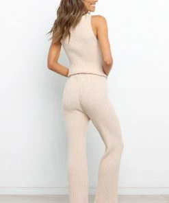 PUP4 Mickey Pants - Light Beige Clothing