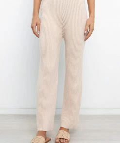 PUP4 Mickey Pants - Light Beige Clothing