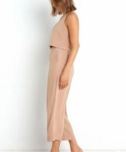 PUP8 Nicola Pants - Brown Clothing