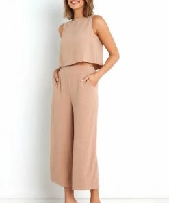 PUP8 Nicola Pants - Brown Clothing