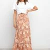 PUP51 Osani Skirt - Brown Clothing