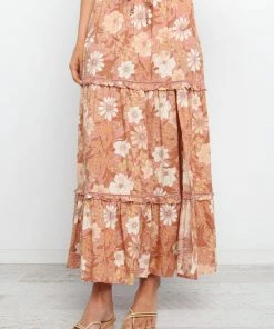 PUP51 Osani Skirt - Brown Clothing