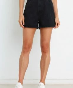 PUP54 Ostia Shorts - Black Wash Clothing
