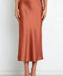 PUP3 Persia Skirt - Rust Wedding Guest