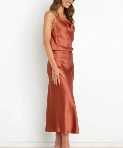 PUP3 Persia Skirt - Rust Wedding Guest