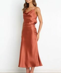 PUP3 Persia Skirt - Rust Wedding Guest