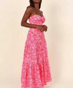 PUP26 Clothing Petunia Maxi Skirt - Pink Floral