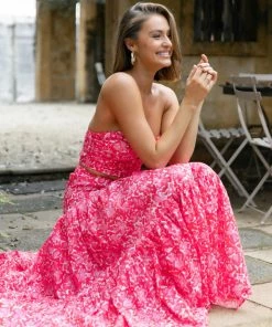 PUP26 Clothing Petunia Maxi Skirt - Pink Floral