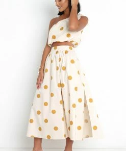 PUP4 Phillipa Skirt - Beige Spot