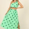 PUP4 Clothing Phillipa Skirt - Green Spot