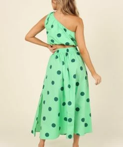 PUP4 Clothing Phillipa Skirt - Green Spot